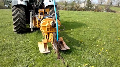 mole plough for mini digger|the mole plough.